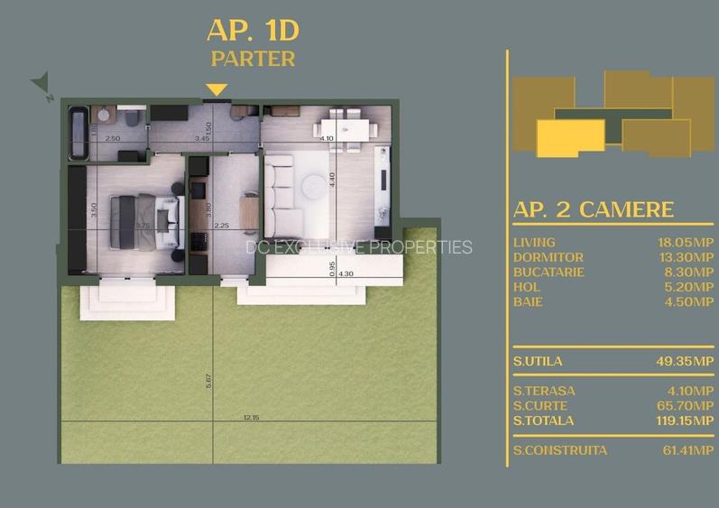 Apartament + Curte I 120 MP I Rate Direct La Dezvoltator pe 5 Ani - 15