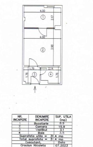 Garsonieră de vânzare | 31.4 mp | Militari - 8