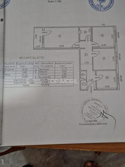 3 camere decomandat, renovat Mircea cel Batran_statia de Taxi - 8