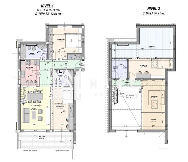 Apartament 4 camere | 133 MP | Parcare | Cartier rezidential - 2