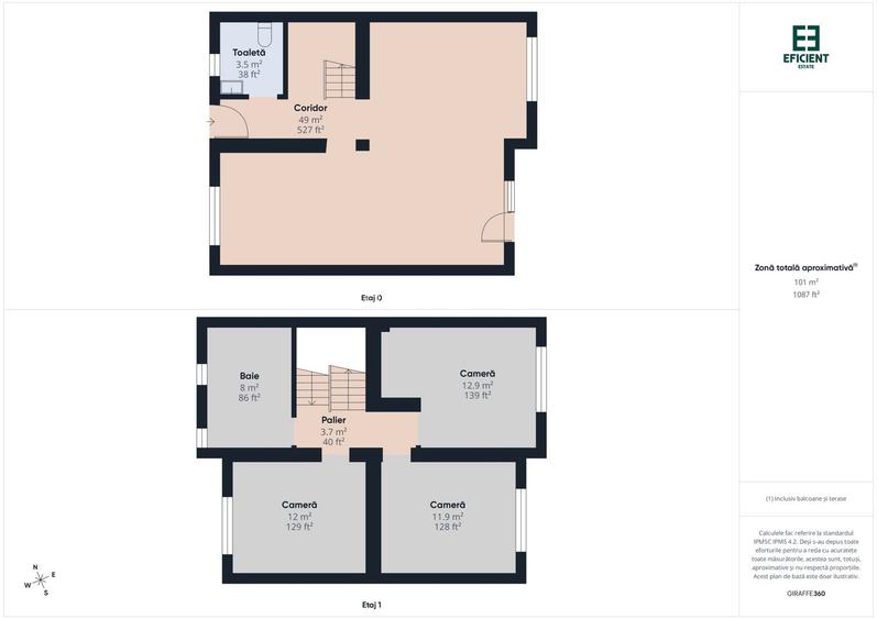 Duplex nou 4 camere și 400 mp teren - Zona Moșnița Veche - Timișoara - 25