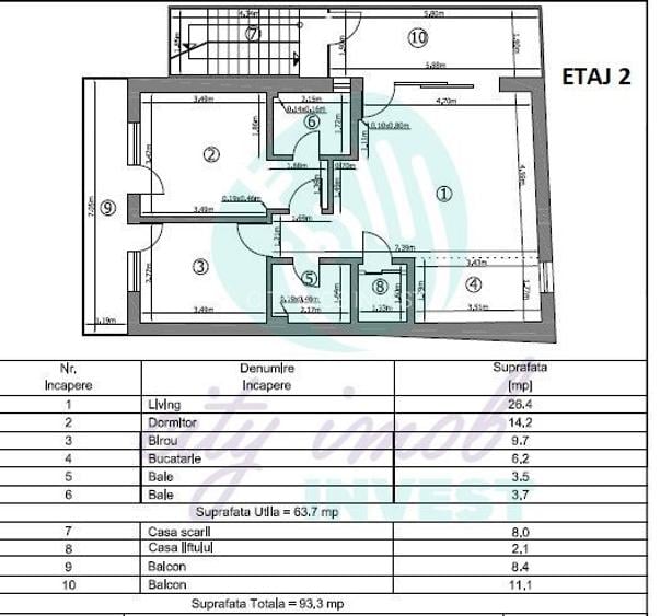 Imobil exclusivist cu 3 apartamente,  Dorobanți - 8