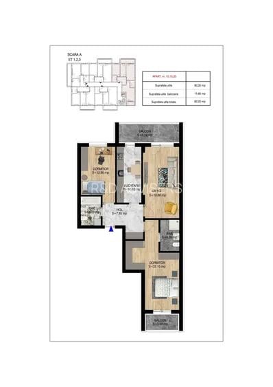 Apartament 3 camere decomandat  12 minute de metrou Nicolae Teclu - 2