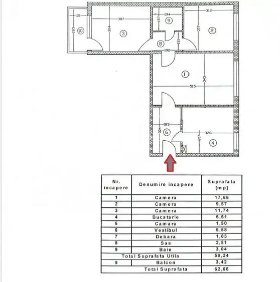 Apartament 3 Camere Mobilat | Titan-1 Decembrie 1918 | Metrou 14 min - 3