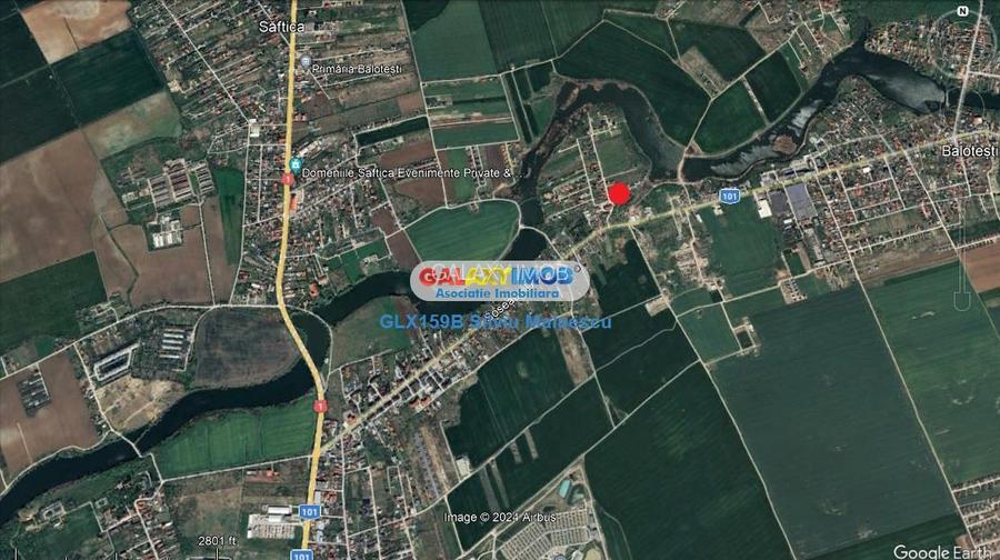 Balotesti - Teren 1.540 Mp str. Florilor - 2