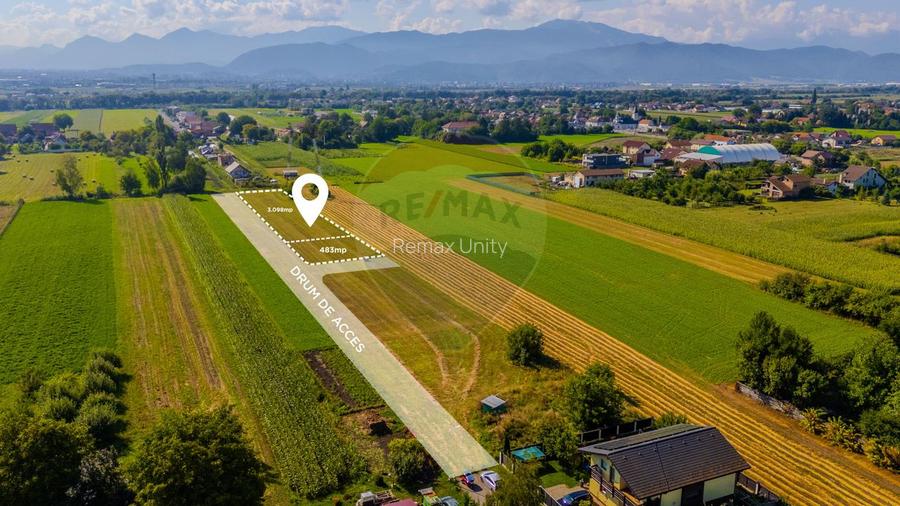 Teren 3098 mp Brasov / Stupini/ COMISION 0% - 2