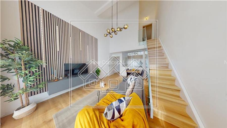 Penthouse 3 camere, intabulat, mobilat si utilat (NCL-41D-Mi) - 2