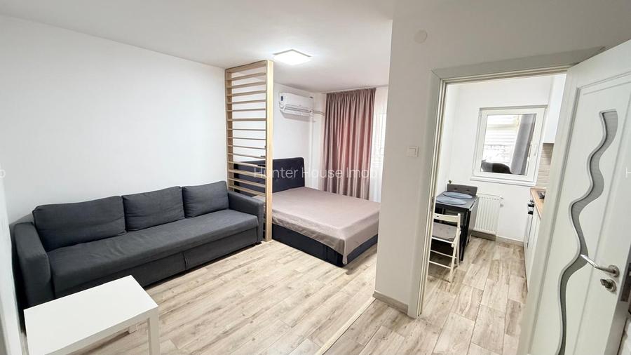 Garsonieră modernă, prima închiriere, 3 min Metrou Gorjului, mobilată complet - 5