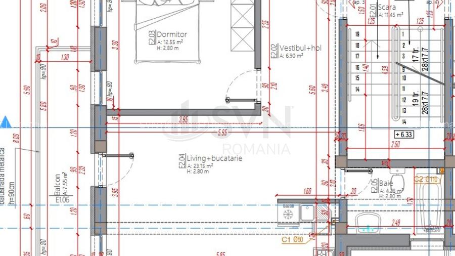 REA1025048 Apartament 2 camere de vanzare Uverturii - 16