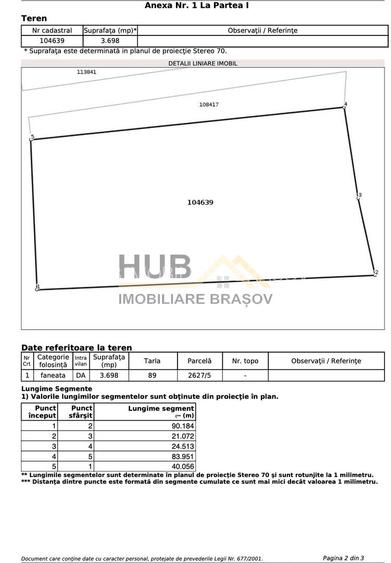 Teren de Vanzare Zarnesti | Utilitati | 3.698mp - 6