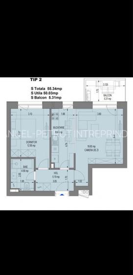 Apartament 2 Camere de vanzare | Nusco City Faza 2 | cesiune contract - 8