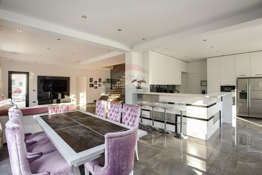 Vilă de lux stil mediteranian de vânzare zona Aradul Nou-Tabacovici - 10