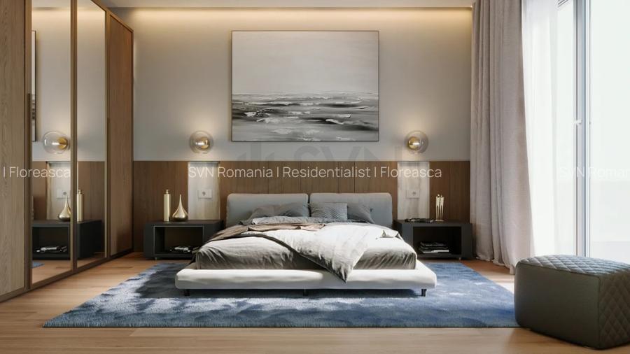 REA1021279 Barbu Vacarescu - Apartament cu 2 camere cu vedere spre lac - 4