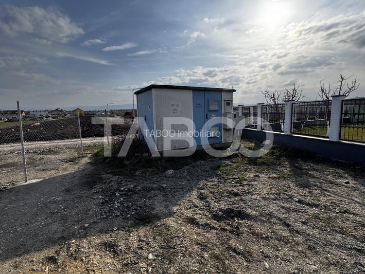 Teren intravilan pentru casa 517 mp PUZ si utilitati Sura Mica Sibiu - 4