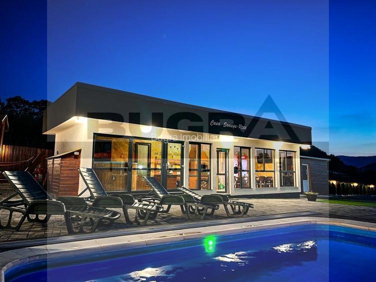 Casa exclusivista cu piscina, 150mp, teren 1500mp, zona Somesu Rece - 3