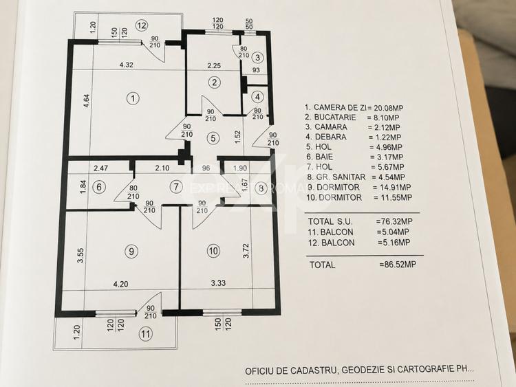 Apartament premium 3 camere decomandat, mobilat și utilat – Câmpina - 17