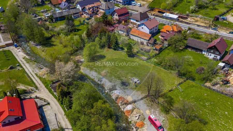 COMISION 0%| TEREN INTRAVILAN 1805 MP | PANORAMĂ MUNTE |MOIECIU DE JOS - 13