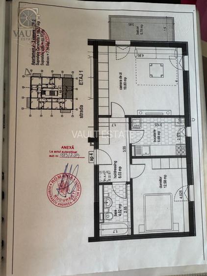 Apartament 2 camere -54.89mp-Theodor Pallady  - 9