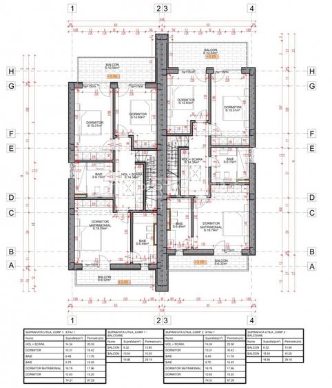 Duplex de vanzare -4 camere, 184 mp utili, curte proprie, 2 Parcari - 5