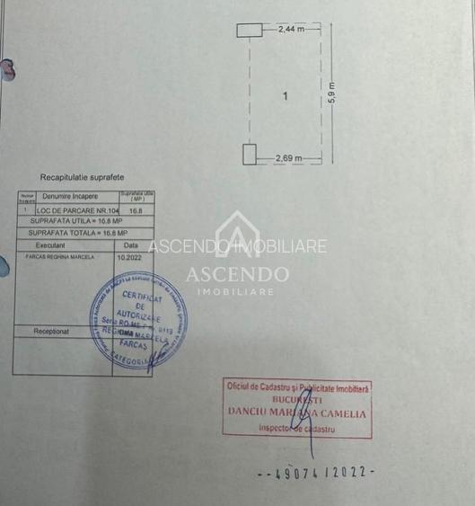 Apartament 2 camere Metropolitan Viilor cu parcare inclusă în preț - 19