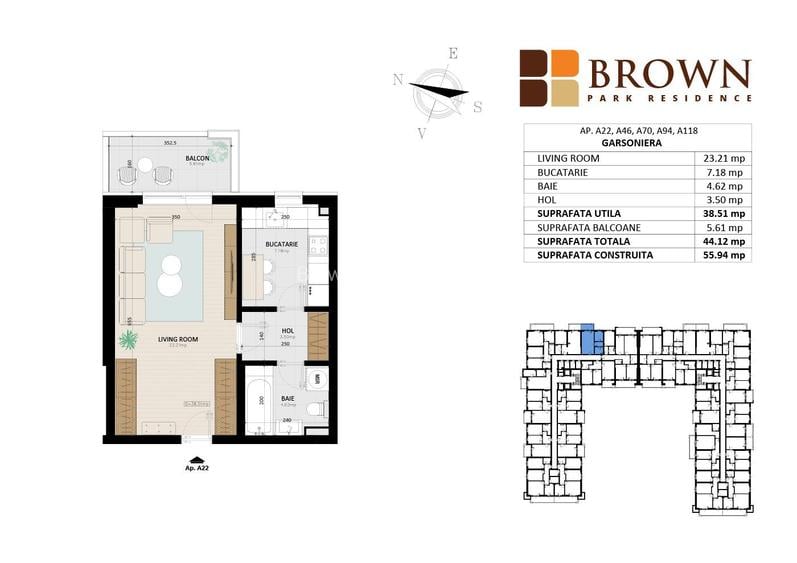 Garsoniera finisata modern, imobil stradal Bd. Metalurgiei, Comision 0% - 4