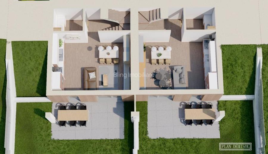 Casa tip Duplex panoramic, 4 camere, 110 mp, teren 225 mp,zona Fagului - 7