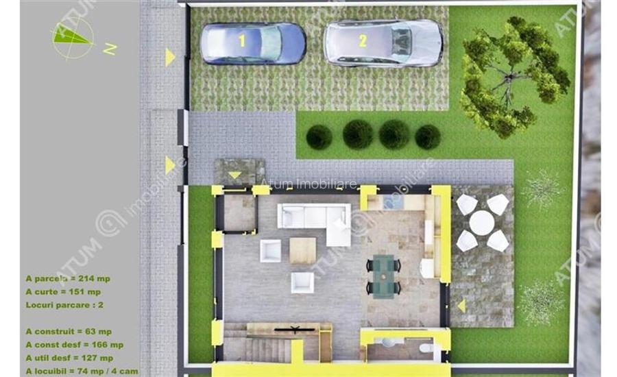 Casa moderna cu 4 camere 3 bai si teren de 214 mp zona Triajului - 6