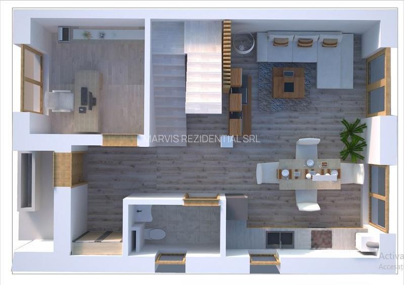 vila duplex-5cam.-2parc.-curte lib.-125mp/centru Popesti Leordeni - 13