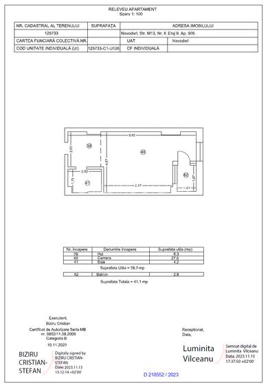 STUDIO 50 m² -Etaj 9 - vedere Panoramica la Plaja - 1