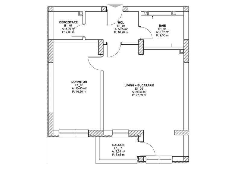 2 CAMERE | PIPERA | IVORY | INVESTIȚIE | ROND OMV | NORD | PARCARE - 1