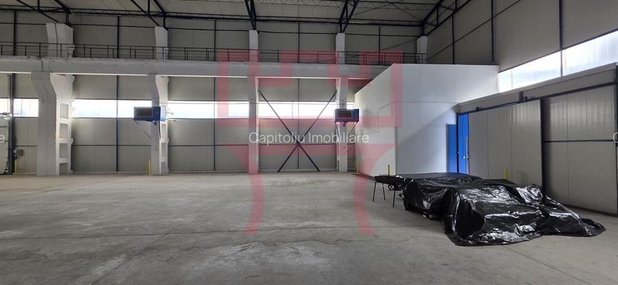 Hala industriala rampa cale rulare pod rulant 9ml H 520mp 49mp birouri - 6