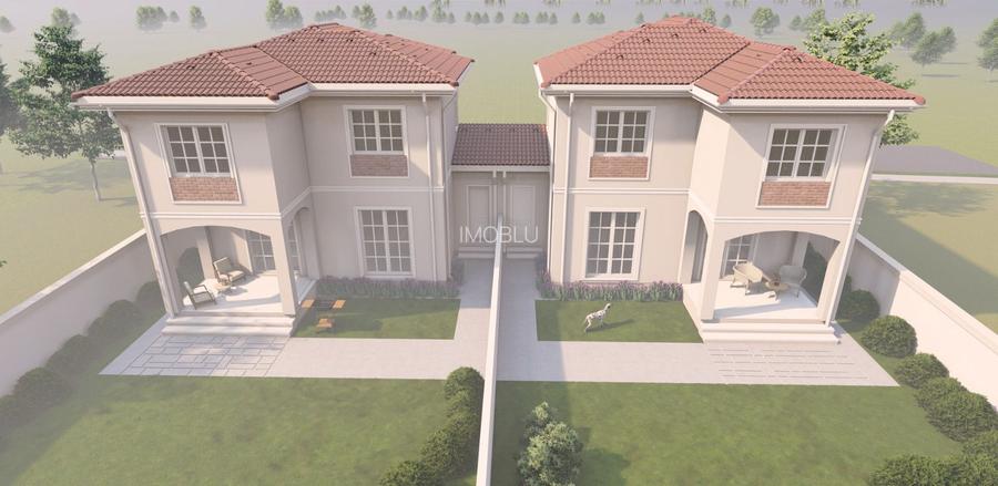 1/2 Duplex, 5 camere, 2 bai, camera tehnica, 119mp, 300mpT , Giarmata! - 23