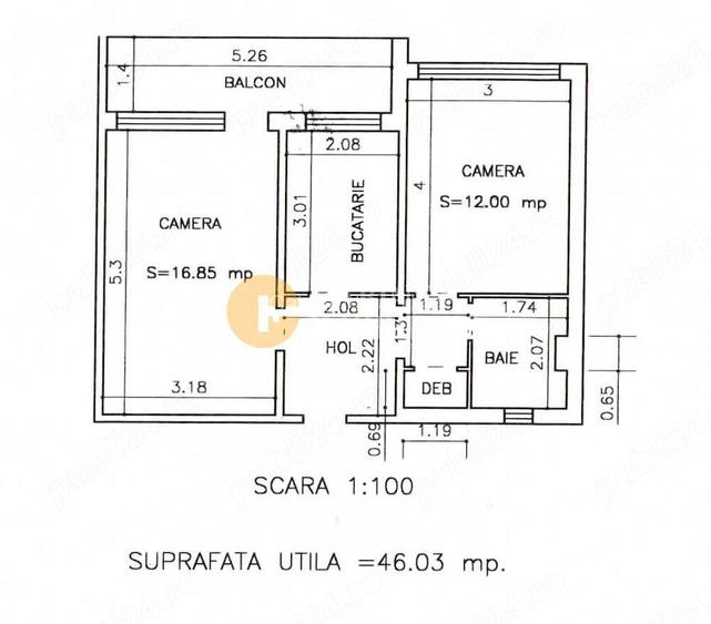 TATARASI -2 CAMERE DECOMANDAT - ETAJUL 1 - MOBILAT SI UTILAT - 7