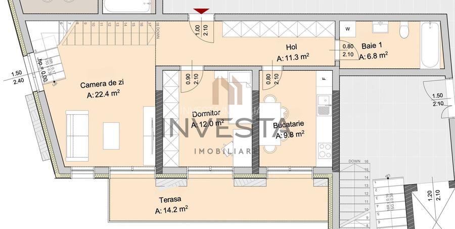 Apartament 4 camere, Marasti – zona The Office, proiect premium - 1