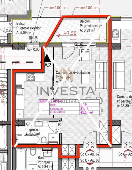 APARTAMENT DE VANZARE 1 CAMERA SOPOR - 7