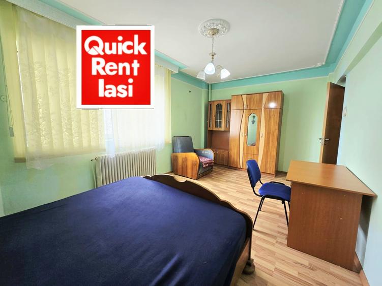 Piata Unirii UMF/UAIC Apartament 2Camere Decomandat De Inchiriat