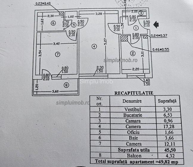 2 camere Metrou Titan Renovat - 8