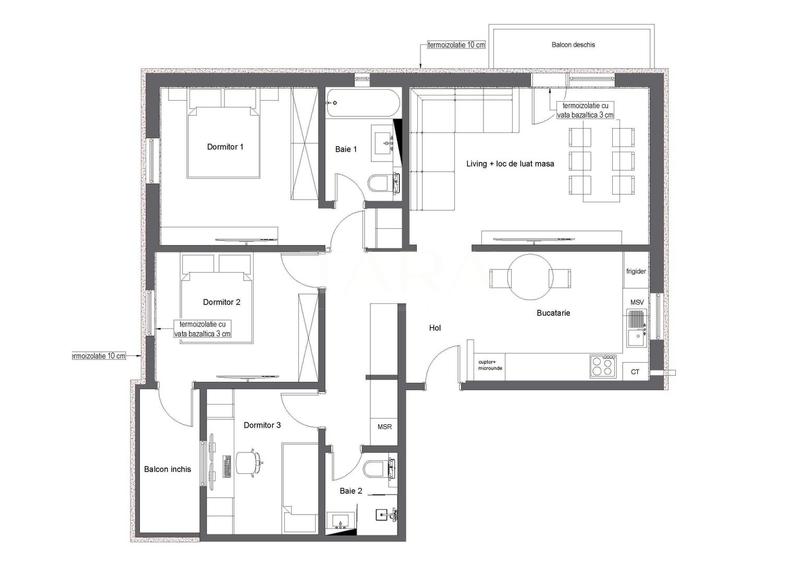 Apartament Generos cu 4 Camere de Vânzare în Mărăști – Ideal Familie. - 13