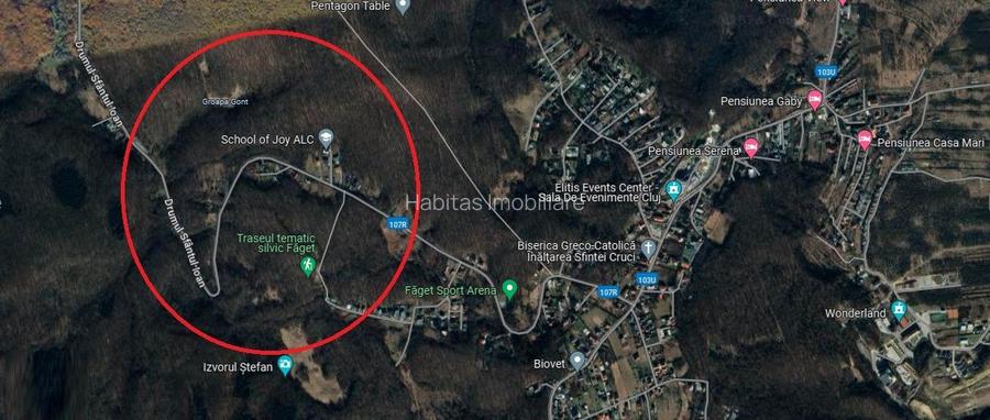 Teren de 5219 mp,  Utr: Aapp- zona de agrement- Faget- zona Sf. Ioan - 5