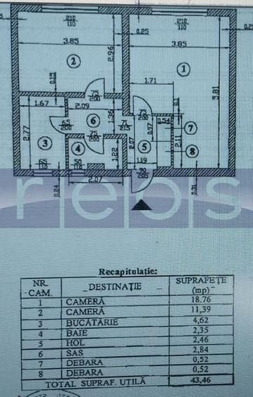 DE VANZARE 2 CAMERE ULTRACENTRAL | STIRBEI VODA | DECOMANDAT | - 7