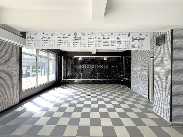 Spațiu comercial | 90mp | trafic intens | Margeanului | comision 0% - 17