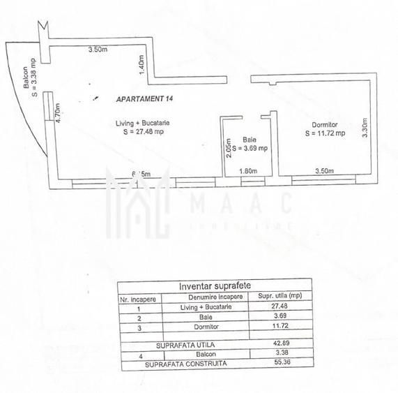 Apartament 2 camere I Decomandat I Zona 3 Stejari - 7
