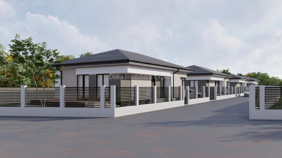 OFERTA Vile individuale parter, 4 camere, teren 410 mp, 125.000 EURO- Clinceni! - 6