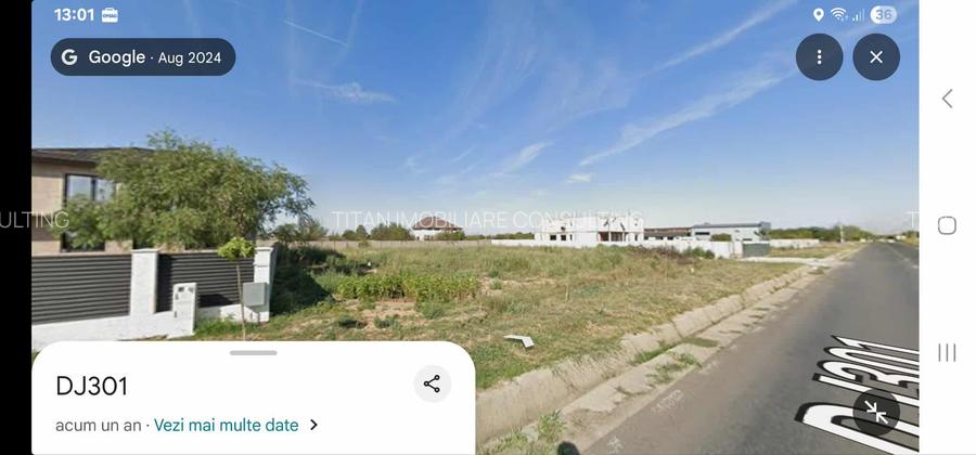 Teren intravilan Cernica la soseaua principala - 2