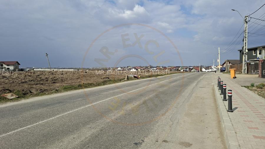 Teren 489 mp Bradu, deschidere la DJ - 3 Km de Pitesti - 2