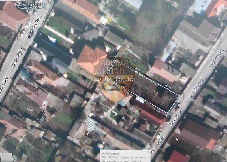 Teren 480mp cu D 12m L 40mp, Palazu Mare Utilitati la poarta - 3