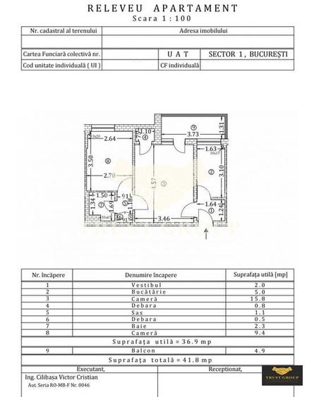 Apartament 2 camere Piata Amzei | Imobil 1965 - 9