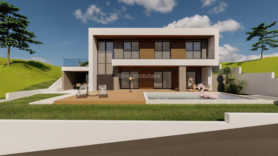 Teren autorizat pentru casa cu piscina Valea Seaca 500mp  - 3