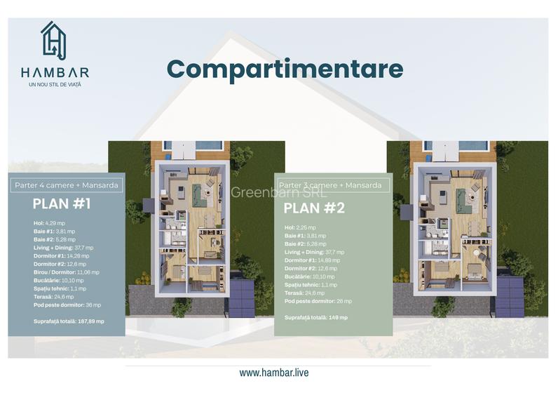 Case individuale cu pompă de căldură geotermică cu 100% energie verde, nZeb - 14