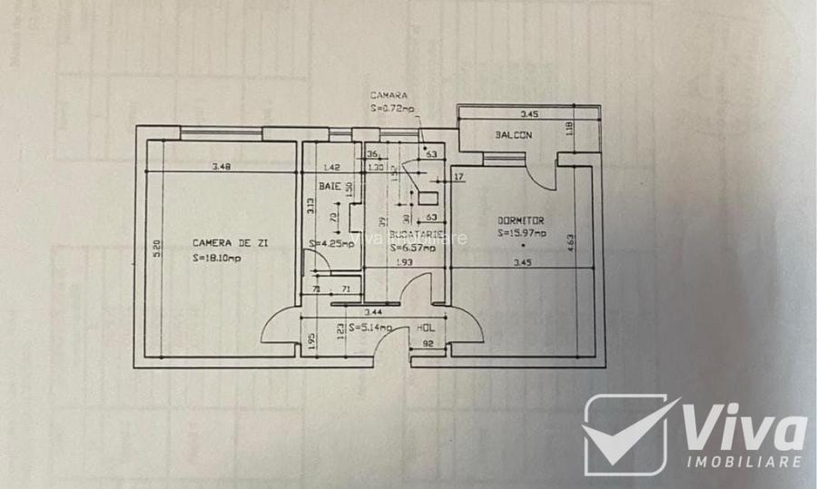 Nicolina, Belvedere, Str. Clopotari – Ap 2CD, 56Mp, 1985 - 2